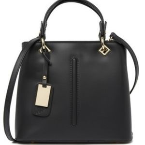 Roberta M Italian Top Handle Leather Satchel NWT